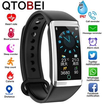 

Fitness Bracelet Women Men Fitness Tracker Ip67 Waterproof Smart Bracelet Blood Pressure Heart Rate Monitor Smart Band Watch