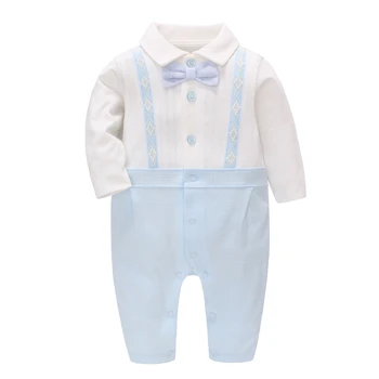 

Newborn Baby Boys Gentlemen Style Romper