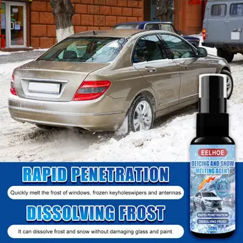 

30ml Car Snow remover agent glass spray snow melting agent winter window melting snow spray deicing spray tool anti-ici