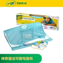 Америка Crayola дети волшебные Wipable написать холст окрашенные граффити одеяло 04-0034