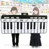 180x72cm Electronic Musical Carpet Black & White Keyboard Kids Playing Piano Mat Baby Play Mat Rug Early Educational Toys Gift 6