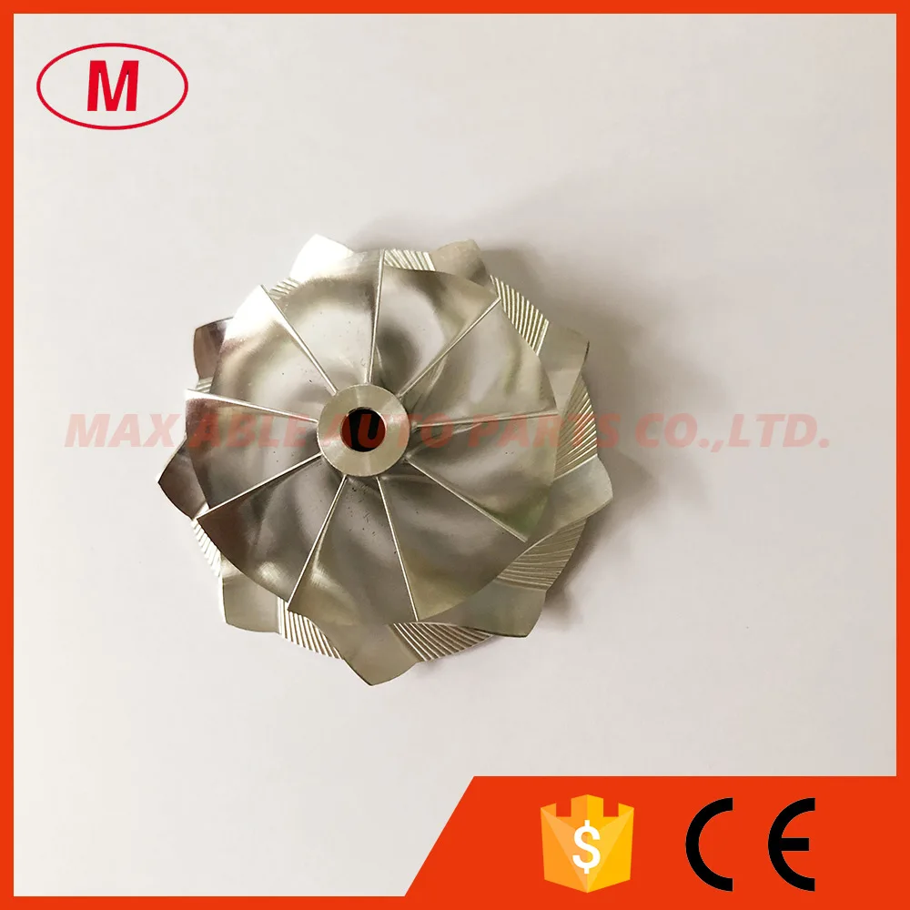 RHF5 46.02/58.00mm 9+0 blades high performance Turbocharger milling/aluminum 2618/Billet compressor wheel | Автомобили и
