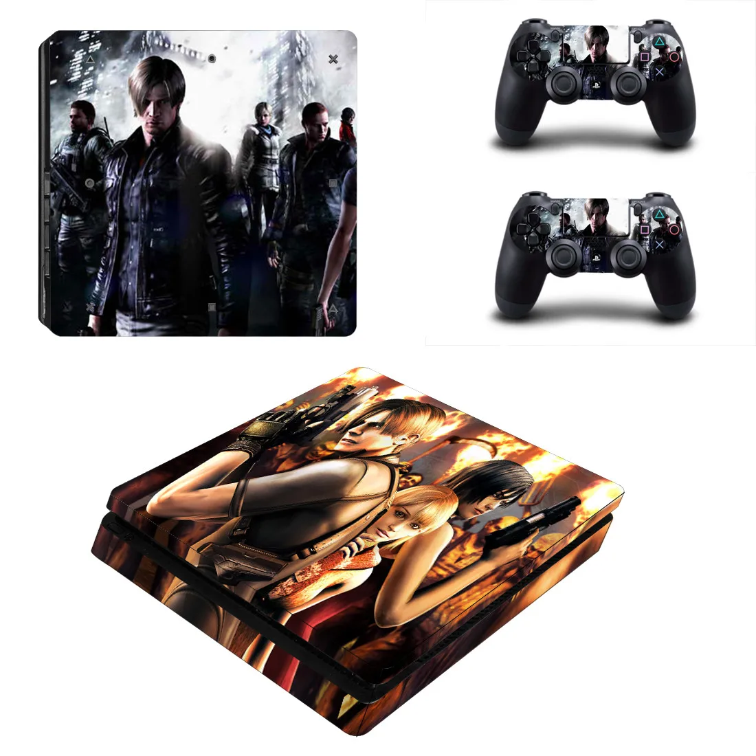 4 ps4 magro console & controlador pele