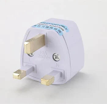 

High quality 200 Pcs / Lot Universal EU US AU to UK AC Travel Power Plug Charger Adapter Converter Travel Adaptors UK Free