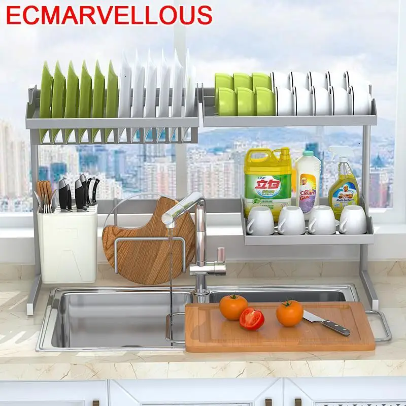 

And Storage Pantry Accessories Drainer Organization Dish Drying Cosinha Fridge Organizer Mutfak Organizador Cocina Kitchen Rack