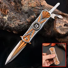 New outdoor multi-function knife gyro folding knife mini outdoor knife Pocket Knife Best Gift for Camping Tools Survival Knives