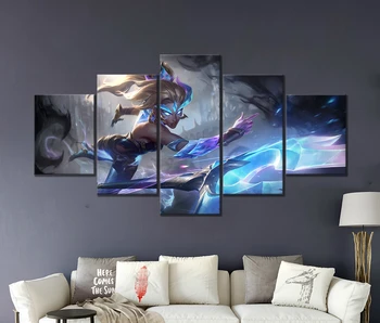 

The Bestial Huntress Dawnbringer Nidalee Legends League Game Character Poster Artwork Canvas Paintings for Bedroom Wall Decor