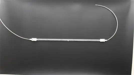 

High Temperature Linear Halogen Infrared Heat Lamp Half Gold Coated Lamp