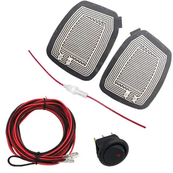 

Car Rearview Mirror Heater Quick Warmth Universal Durable Electric Glass Heating Pad Demister DC 12V