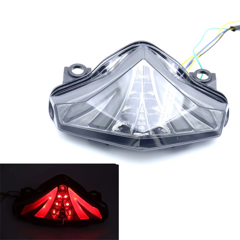 

For Kawasaki ER6N Er-6F 2012-2014 LED Taillights Brake Lamp Turn Signal Rear Tail Lamp Light Motorbike