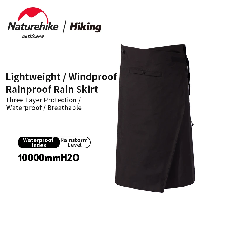 

Naturehike Woman/Man Ultralight Rain Skirt 120g Outdoor Fashion Clothes Accessories Hiking Camp Nylon Apron Windproof Waterproof