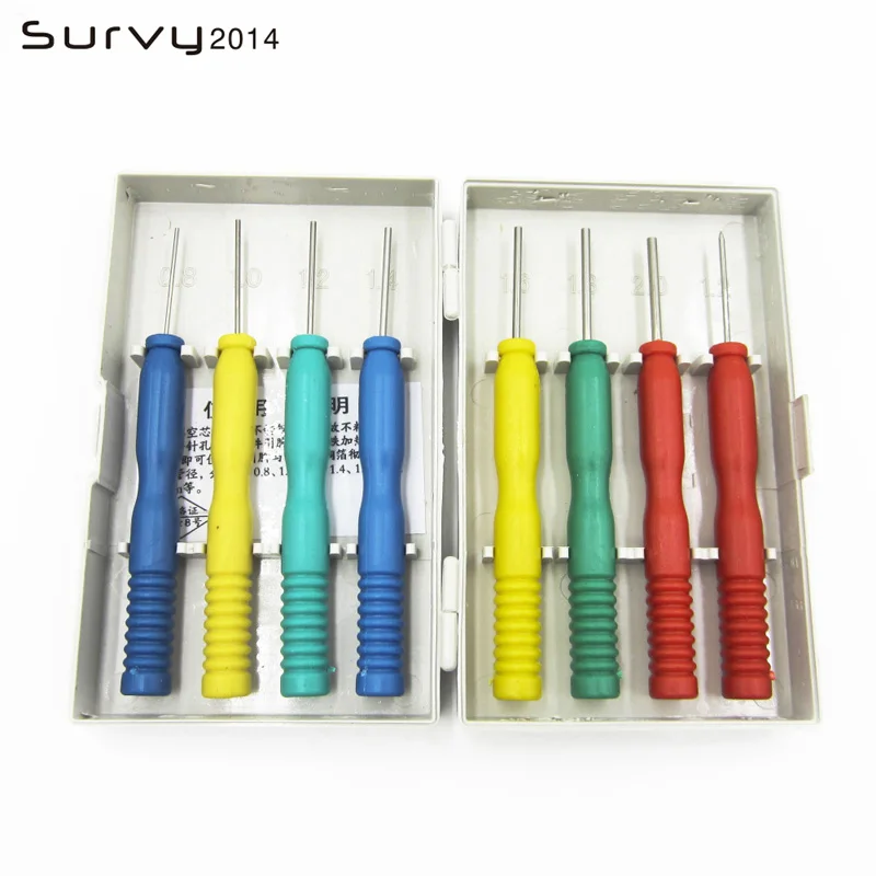 8Pcs Hollow needles desoldering tool Stainless steel electronic components 