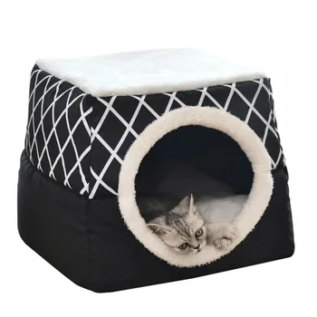 

Pet Space Capsule Cat House Soft Nest Kennel Bed Cave House Sleeping Bag Mat Pad Tent Pets Winter Warm Cozy Bed New