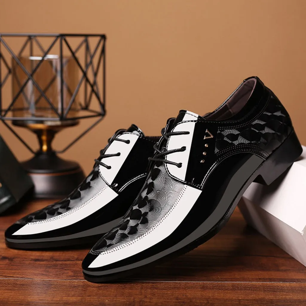 Новая Кожаная обувь мужские дышащие модельные туфли Роскошные деловые оксфорды мужские офисные свадебные туфли на плоской подошве mocassin homme 48