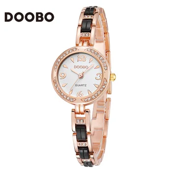 

Women Watches DOOBO Luxury Rhinestone Wrist watches Women Clock Rose Gold Ladies Watch Stainless Steel Bracelet Hour reloj mujer