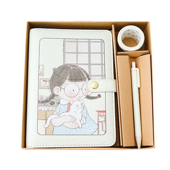 

Loose-leaf notebook Korean creative stationery simple college student notepad student diary