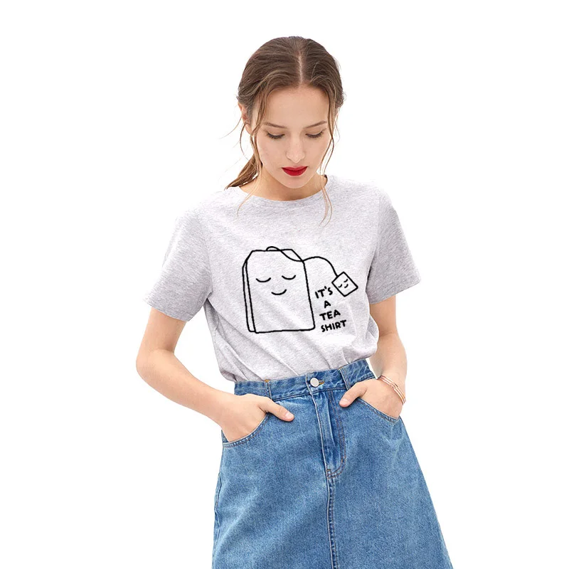 EnjoytheSpirit It's Tea Shirt подростковые футболки Забавные с графикой для милых футболок