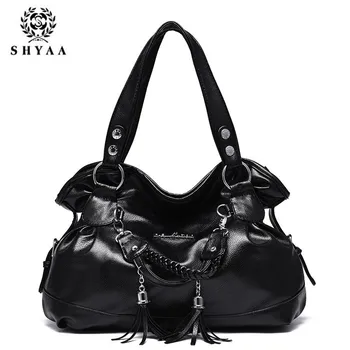 

SHYAA Summer Women's Bag 2020 New Handbag Ladies Classic Casual Tassel Soft Bag Female Shoulder Messenger Bag