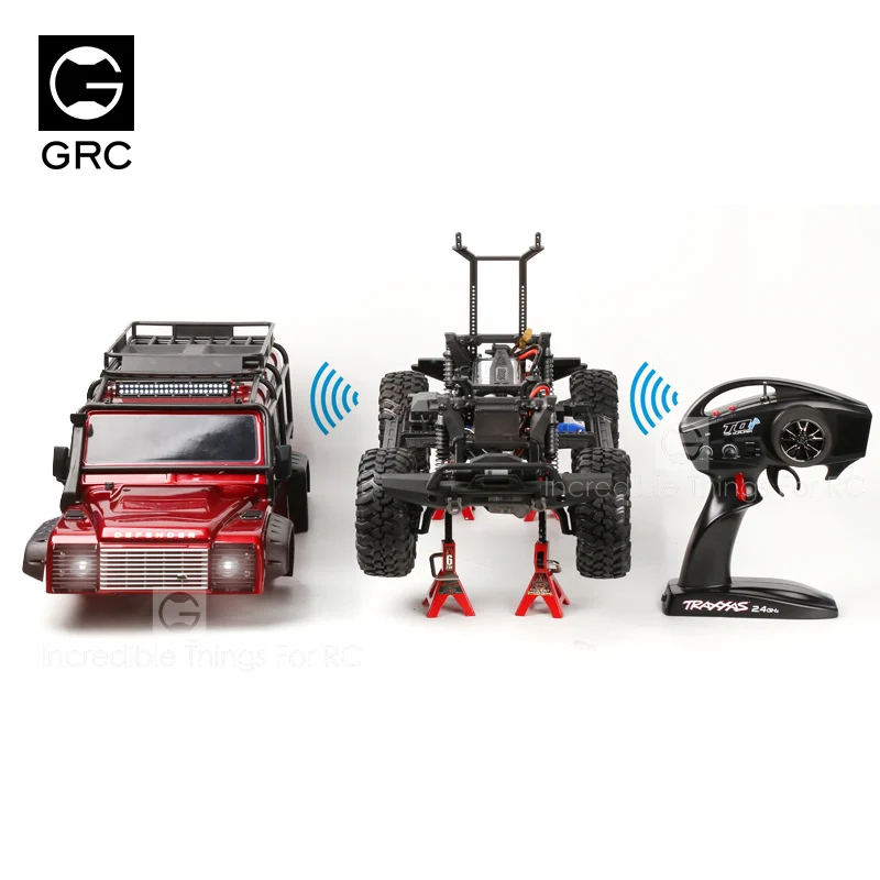 

RC Crawler Universal Wireless Linkage Light Group 4 Channel DIP Version for 1/10 Traxxas TRX4 Climbing Car Drift Car