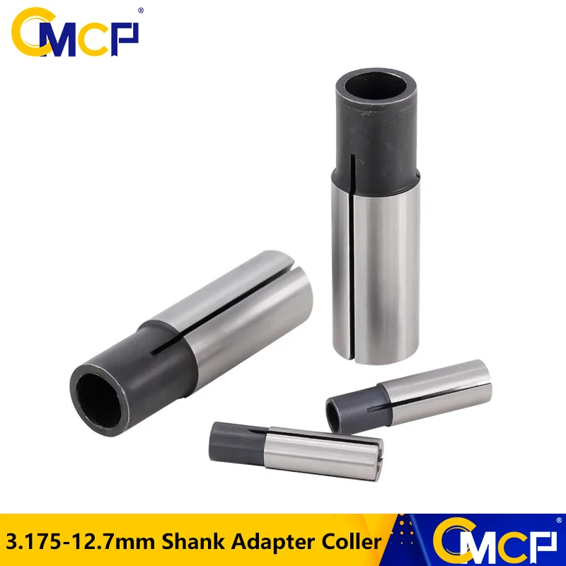 12.7mm to 3.175mm Collet Adaptor Shank Reducer Reducing Bit Spindle Router Tool 