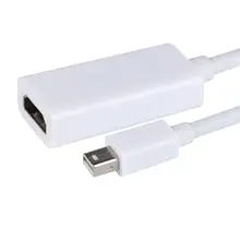 10 шт./лот высококачественный Мини дисплейный порт для интерфейса Thunderbolt DP к HDMI адаптер короткий кабель Шнур для Apple Mac Macbook Pro Air
