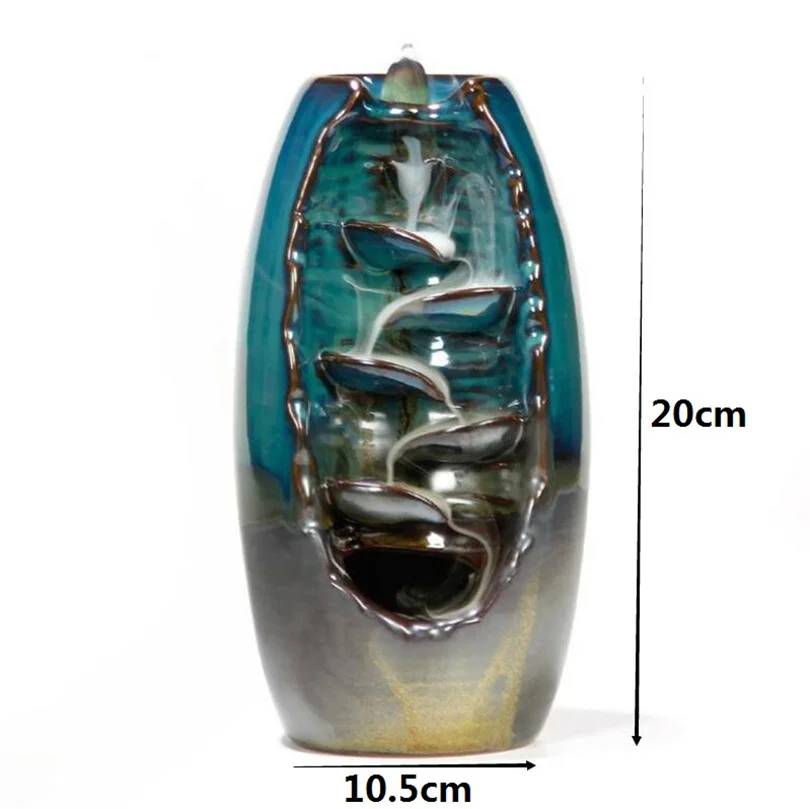 Креативная ароматическая горелка с рефлюксом, арома-печь для ароматерапии, домашнее украшение из чайных листьев, держатель для благовоний+ 20 чашек