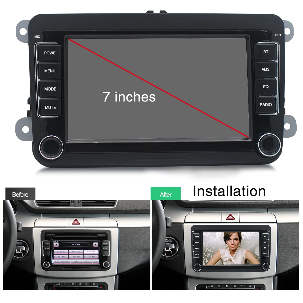 2 Din автомагнитола для Фольксваген Гольф 5 " Авто Радио Стерео MirrorLink камера заднего вида авторадио радио Coche Bluetooth FM