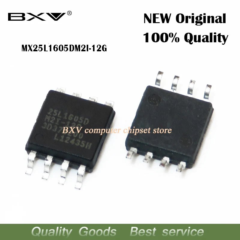 5PCS MX25L1605DM2I-12G 25L1605DM2I-12G 25L1605DM2I MX25L1605D MX25L1605 25L1605D SOP-8 SMD IC Chip | Электронные компоненты и