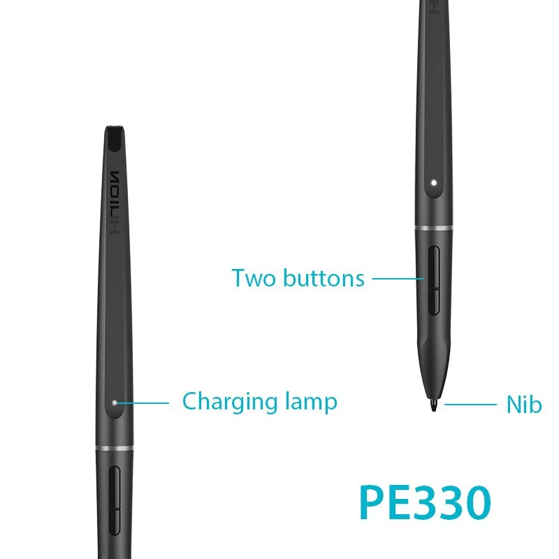 

8192 Levels Pressure PE330 Rechargeable Pen For Huion GT-191 221 PRO156HD V2 220