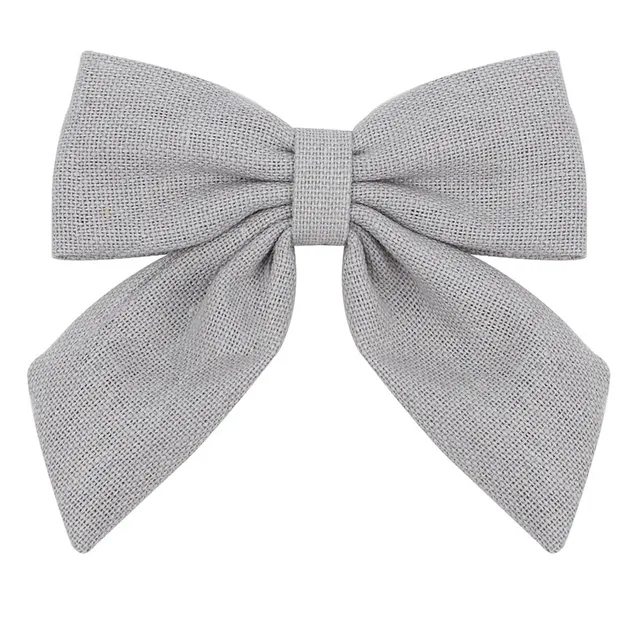 2021 New Solid Cotton Hiar Bows With Clip For Baby Girls Hair Clips Barrettes Hairpins Hair Accessories Kid Handmade заколки 1 PCS