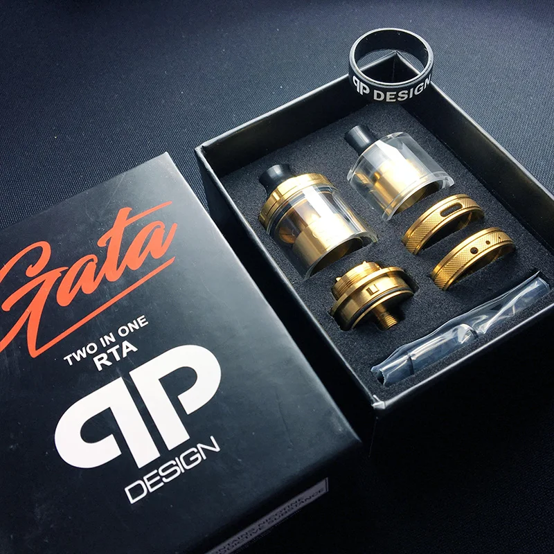 Qp fatality Juggerknot дизайн Gata mtl RTA MTL DL 24 мм 2 мл Топ заполнение одной катушки двойное