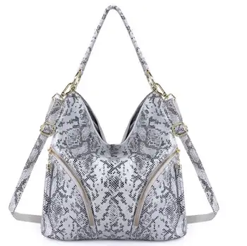 

bags 2020 new snake pattern retro leather women's bag casual leather ladies bag shoulder bag diagonal bucket bag bags