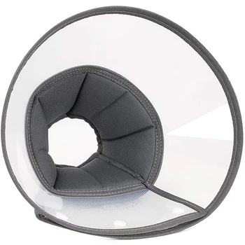 

DOGLEMI Cat Pet Collar Tapered Dog Collar Pet Anti Bite Neck Mask Elisabeth Ring Cat Dog Anti Lick Collar Head Cover