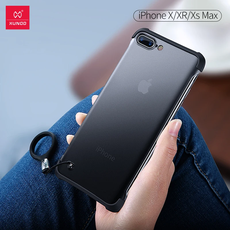 Xundd Phone Case For iPhone X XR XS Max Cover Bumper Protective Matte Clear Shell Cute Candy Color Cases Colorful Martin |