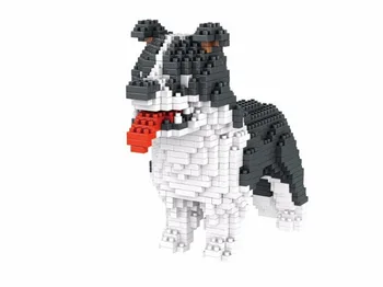 

Puppy building blocks small particles building blocks assembled toys DIY spelling educational toys