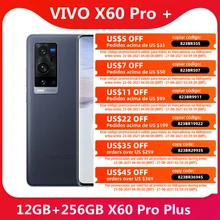 Original VIVO X60 Pro Plus 12G 256G 5G SmartPhone Snapdragon 888 5nm Super 6.56‘’ 120Hz Amoled Screen Super Flash Charger Phone