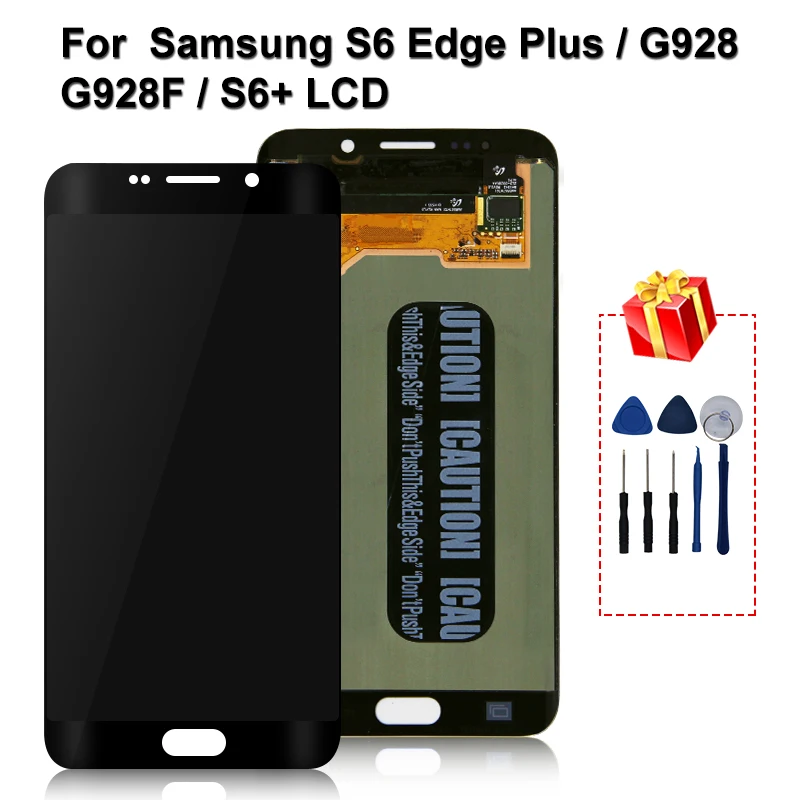 Original For Samsung Galaxy S6 Edge Plus LCD Display Touch Screen Digitizer Replacement Parts G928 G928F | Мобильные телефоны и