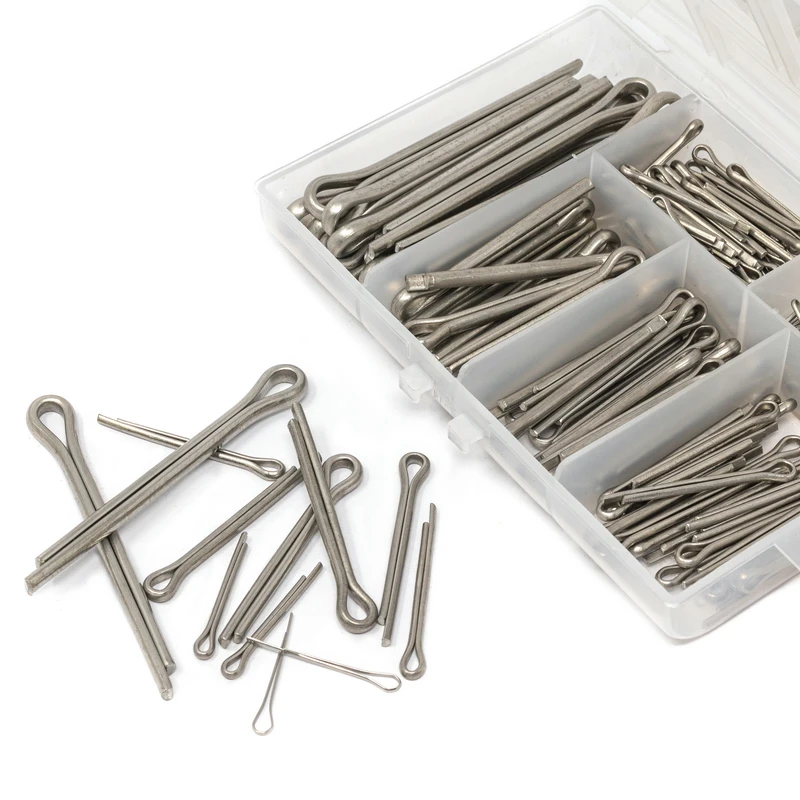 ASSORTED SPLIT PINS STAINLESS STEEL QTY 335 