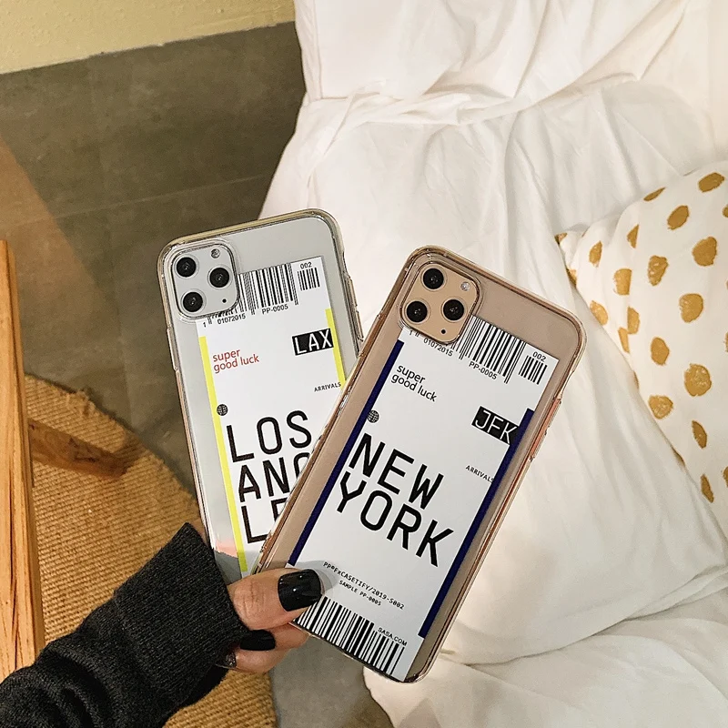Чехол для iPhone 11 Pro Max XR X XS 7 8 6 s Plus London LA Travel|Бамперы| |