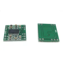 Placa amplificadora digital, módulo super mini amplificador digital 5 peças pam8403 placa de amplificador digital de classe 2*3w eficiente 2.5 a 5v