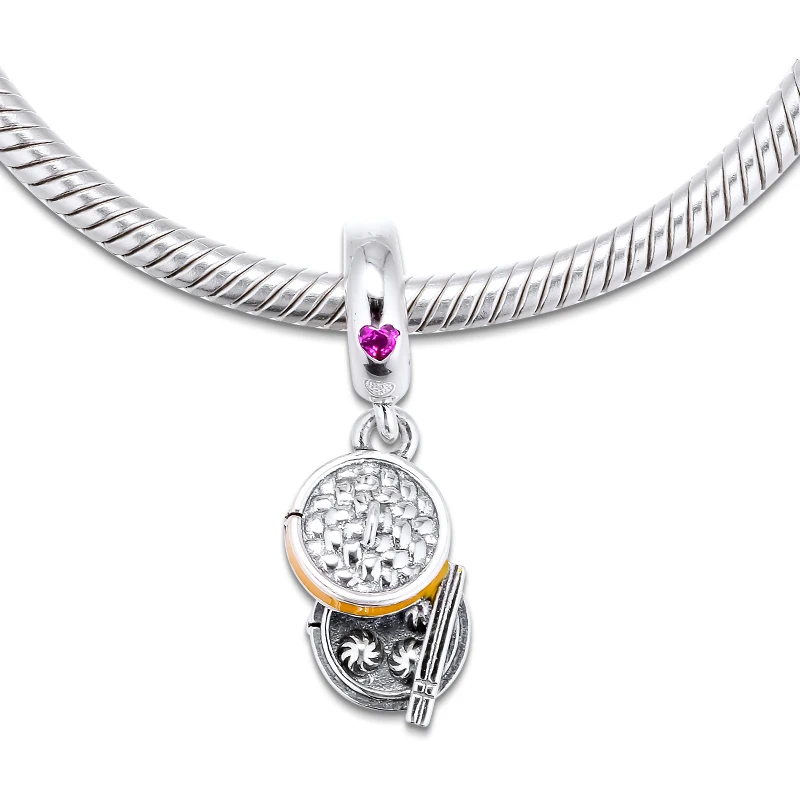 CKK Chinese Bao Charms 925 Fit Pandora браслет из стерлингового серебра Шарм бусины для бусина для изготовления украшений kralen perle