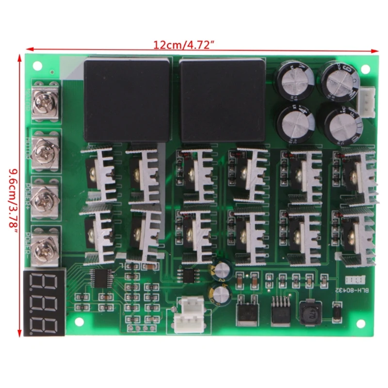 10 55 В постоянного тока 12 24 в 36 48 100 А регулятор скорости двигателя PWM HHO RC