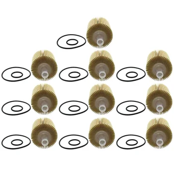 

04152-YZZA1 10Pcs/ Set for Toyota Lexus Oil Filters with Drain Plug Gaskets