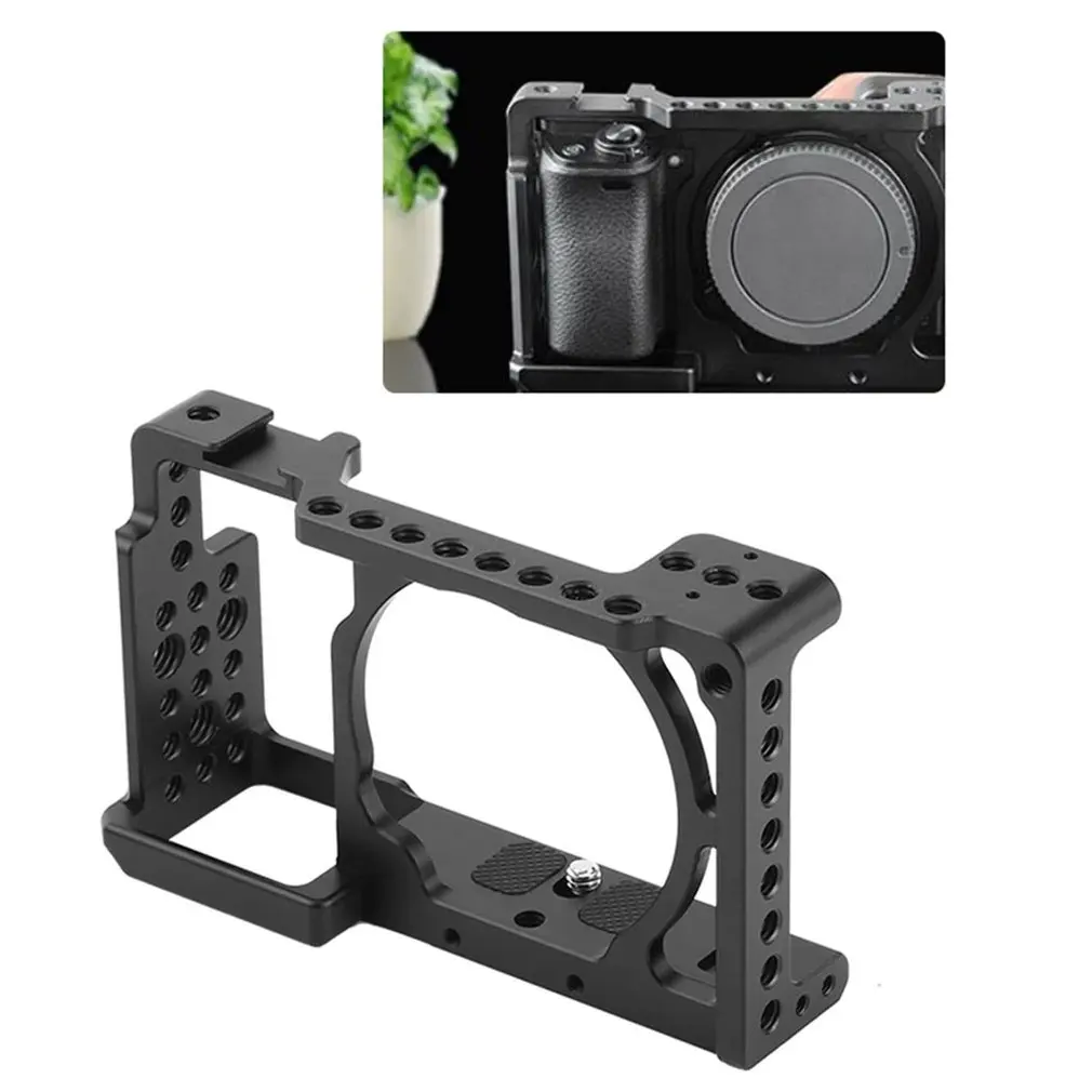 Защитный стабилизатор для видеокамеры с кроличьей клеткой для sony A6300 NEX7 ILDC крепление микрофона монитор штатив светильник