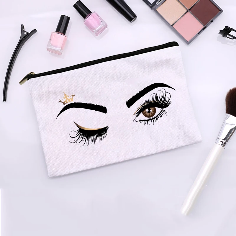 

Women Make Up Crown Fashion 90s Trend Makeup Bag Pouch Travel Outdoor Girl Cosmetic Bag Toiletries Organizer Lady Make Up Case