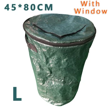 

1pc Compost Bag Plastic Fermented Waste Homemade Garden Compost Leaves