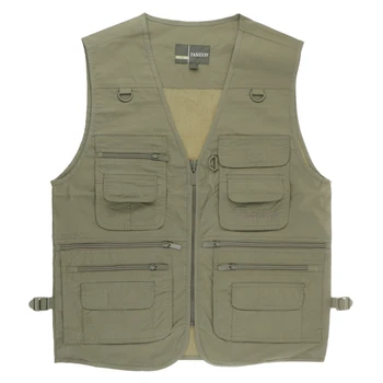 

Men Sports Vest Quick Dry Zipper Fishing Hunting Photography Travel Jacket Outdoor Hunting Vest chaleco de pesca