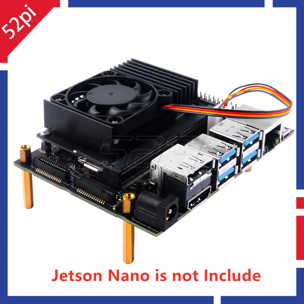 52PiNVIDIAJetsonNanoHeatSinkwithPWMadjustablespeedfanNotincludeJetsonNano.jpg