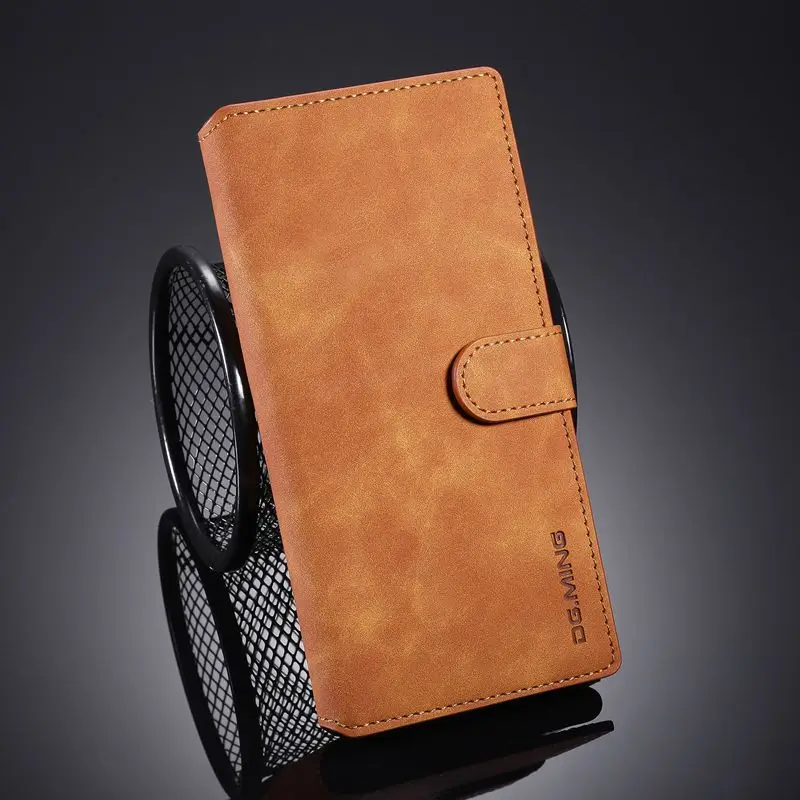 

DG. Leather Case For Samsung Galaxy Note 10 Plus Case Cover Protector Coque For Samsung Note 10 Casing Card Pocket Wallet Bag