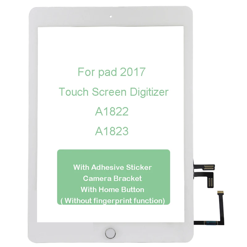 Сенсорный экран для iPad 2017 5 шт. дигитайзер сенсорного экрана A1822 A1823 9 7 стеклянная